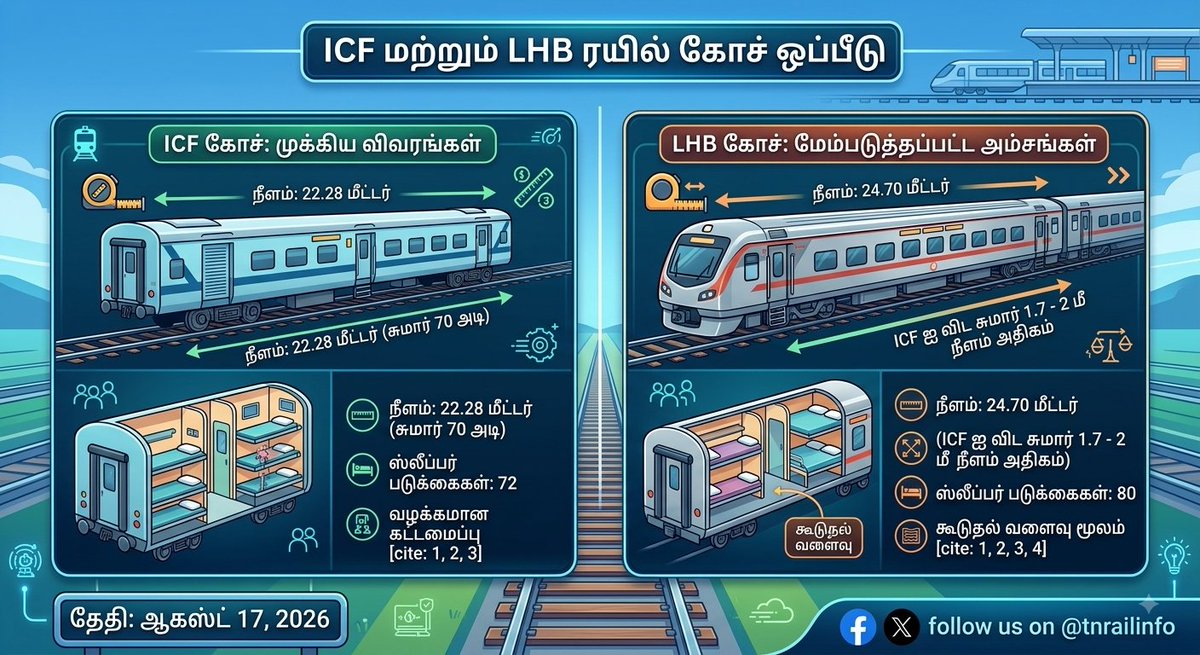TNRailinfo's tweet photo. #ICF #LHB #Indianrailways #railways #railinfo https://t.co/jJ8EfgJYTm