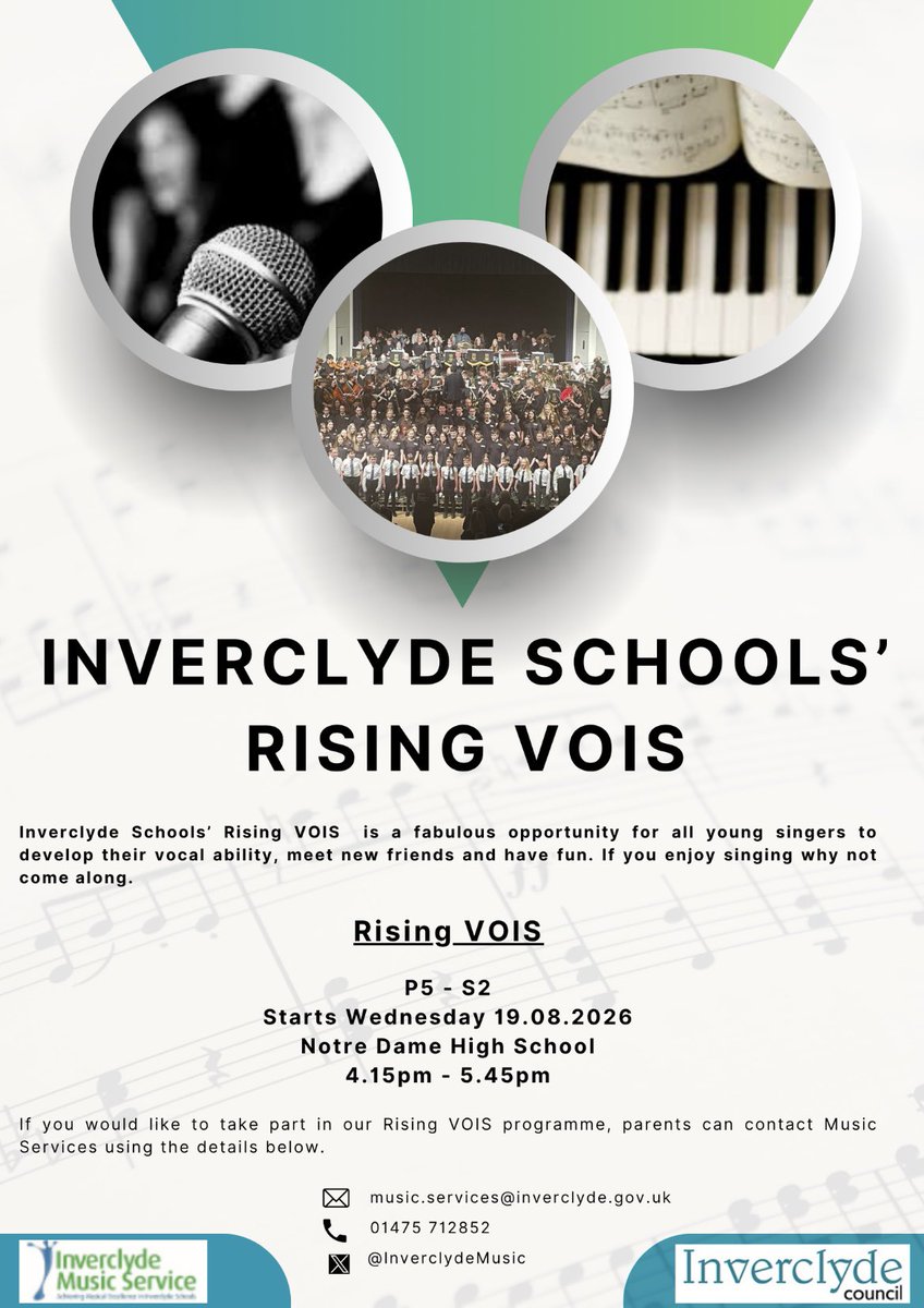 InverclydeMusic's tweet photo. It’s almost time!!

Music lessons begin THIS WEEK! Check in with your teacher and check timetables!📝

Authority Group rehearsal info is below. Make sure you know when and where your group is,if you aren’t sure ASK YOUR MUSIC INSTRUCTOR!🎺🥁🎷🎻🎤

Find your instrument! 👀 https://t.co/Ibn50ztvEL