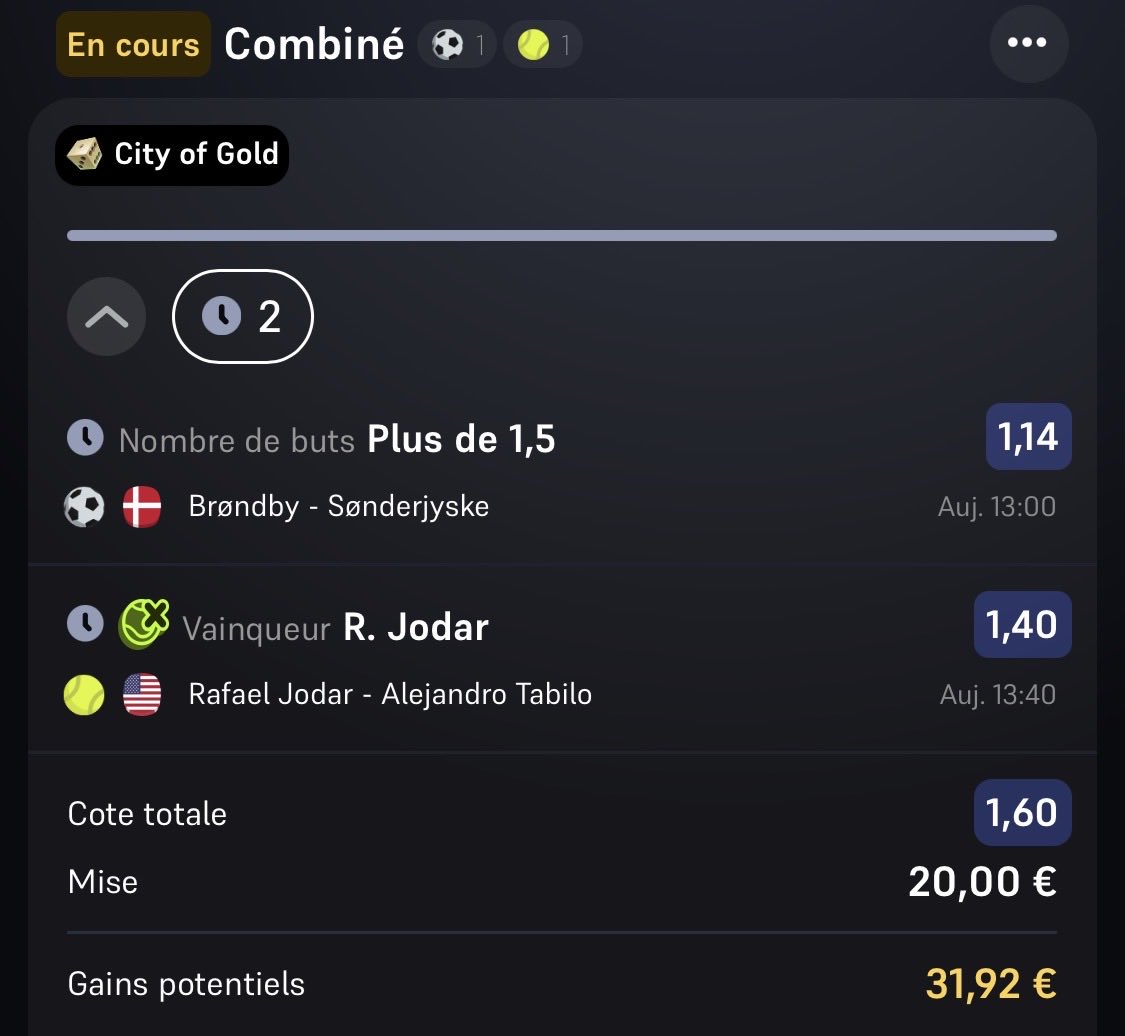 LCrotiaux's tweet photo. Palier 1 

#TeamParieur https://t.co/0s3BzhKn1O