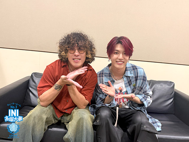 sol_info's tweet photo. 「#マイナビ閃光ライオット2026」スペシャルサポーターを務めた、とーやま元校長、KANA-BOON 谷口鮪先生も登場✨💵🐟

#INILOCKS
#スクールオブロック
#髙塚大夢 https://t.co/roikf7VEno