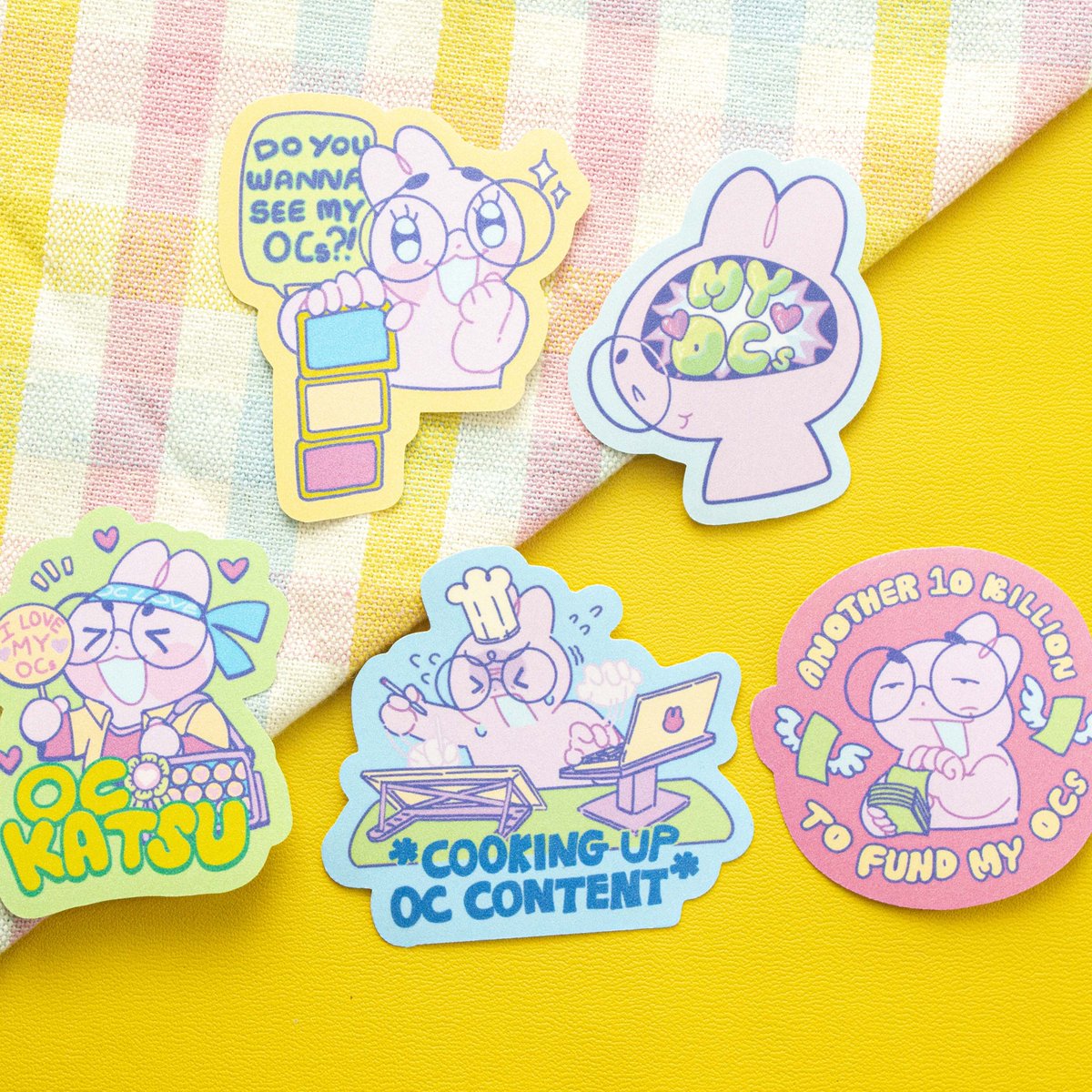 wysteribun's tweet photo. oc parent vol.2 stickers ✌️ https://t.co/NQ4YiQNZaR
