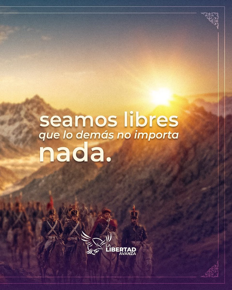 LLibertadAvanza's tweet photo. Honor y gloria al General José de San Martín. https://t.co/CT8VXzWzXZ