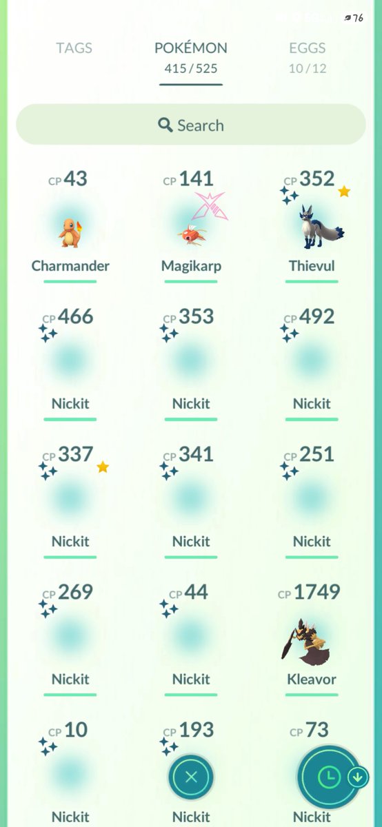 Corbie48's tweet photo. @PokemonGoNews I got lucky this time 🙃 https://t.co/zT9usdXC6Q