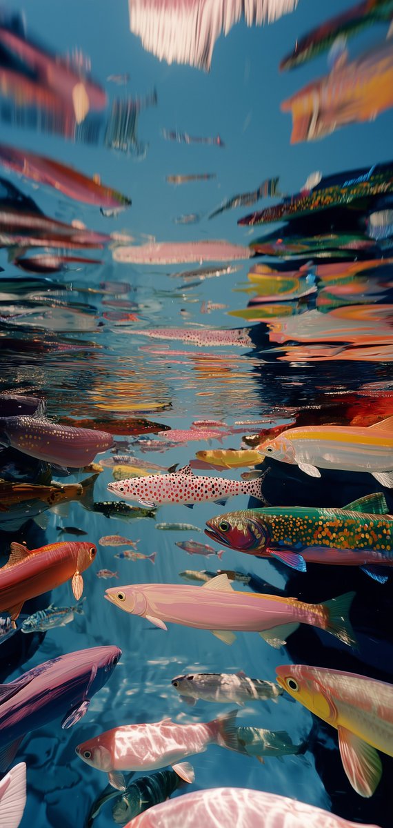 Eryth_Studio's tweet photo. Trout Kaleidoscope 🐟 https://t.co/fKCHNMBfDs