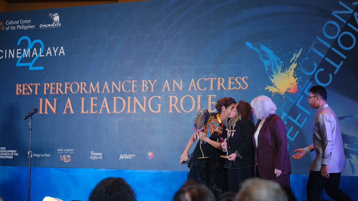 blackcapfilms's tweet photo. 🏆 BEST ACTRESS, RUBY RUIZ! 👑
Congratulations to Ruby Ruiz, who shares this year’s Cinemalaya Best Actress award for #StatusRejected with Marietta Subong of 2 Valid IDs. ✨
Literally, she is the ✨QUEEN✨ IFYKYK 😌 With four Cinemalaya acting wins to her name, Ruby Ruiz continues to make history at the festival. 🥹🏆
This moment is yours, Tita Ruby. ❤️🎬
#StatusRejected #RubyRuiz #Cinemalaya2026 #CCPCinemalaya2026