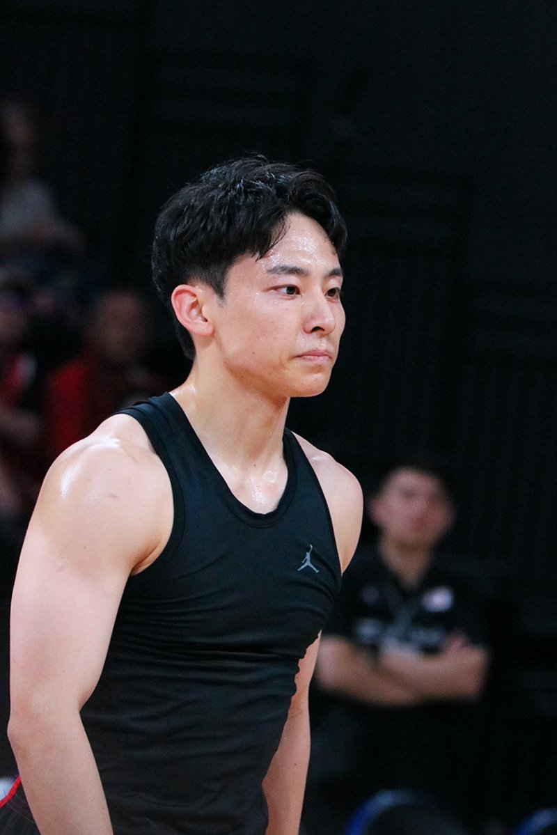 nsp_yk52's tweet photo. タンクトップのムキムキ河村くんᕙ(  ˙꒳​˙  )ᕗ

#河村勇輝 
#Akatsukijapan 
#SoftBankCUP2026 https://t.co/mbk5BJxr1r