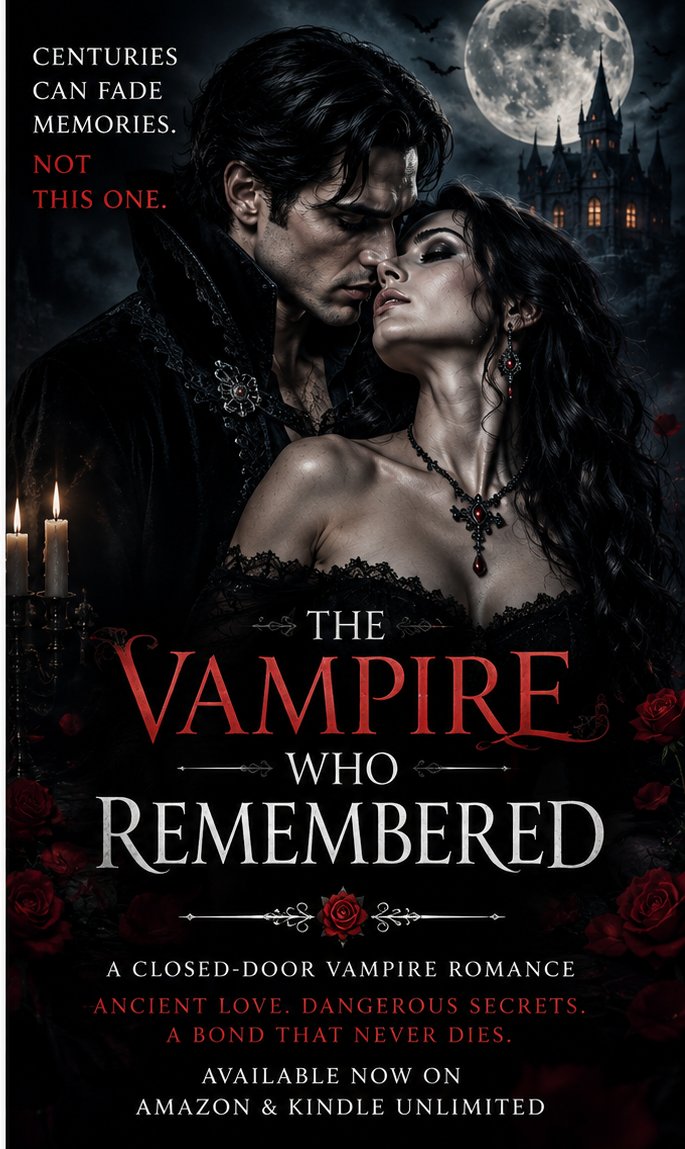 Redbooksgprr's tweet photo. Centuries can fade memories.

Not this one.

🖤 The Vampire Who Remembered
Ancient love, dangerous secrets &amp; a bond that refuses to die.
Closed-door vampire romance. On Amazon &amp; KU.

#VampireRomance #GothicRomance #KindleUnlimited

https://t.co/r22mkx5IDI https://t.co/tM6ifM1uaJ
