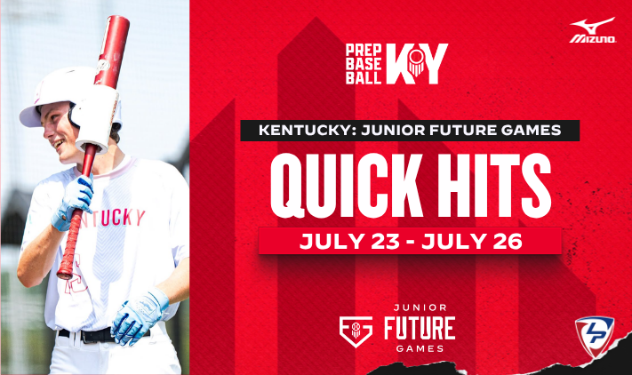 PrepbaseballKY's tweet photo. 🎞️ #PBJFG26 QUICK HITS 🎞️
Take a look back at the #TeamKY highlight reel and individual stats during their undefeated trip to LakePoint and the 2026 Junior Future Games!👇
🔗 >> https://t.co/FUQtmR0NMq
#PBJFG26 || @prepbaseball https://t.co/3qjMuSSAjW