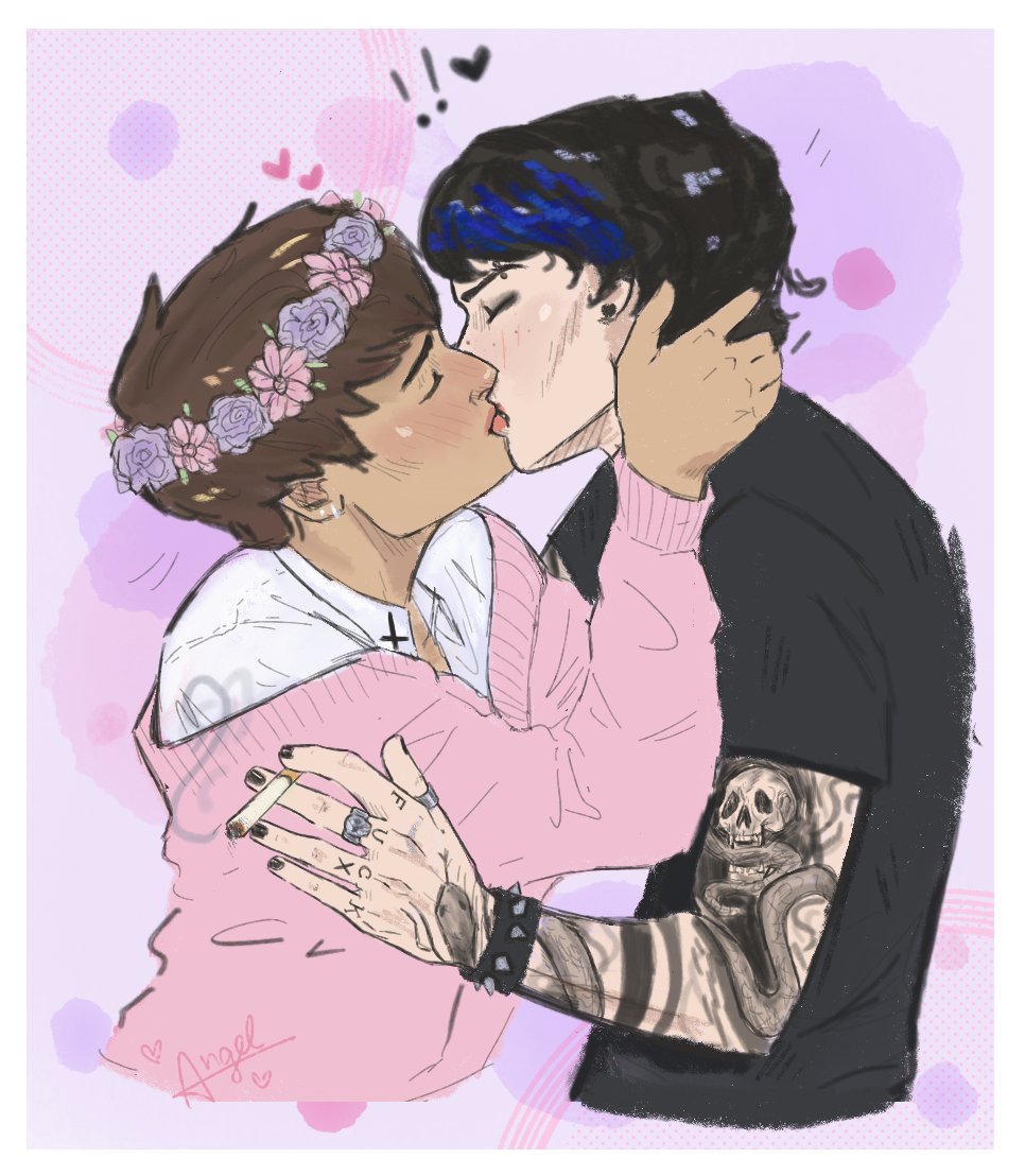 prttyp1nkangell's tweet photo. new #wheelby variant
#byler 
it seems as though this community yearns for 2014 pastel × punk byler, so 

TAKE THIS AND RUN EVERYONE LISTEN TO STRAWBERRIES AND CIGARETTES BY TROYE SIVAN TIME NOWWWWW https://t.co/8ap7KOlKag