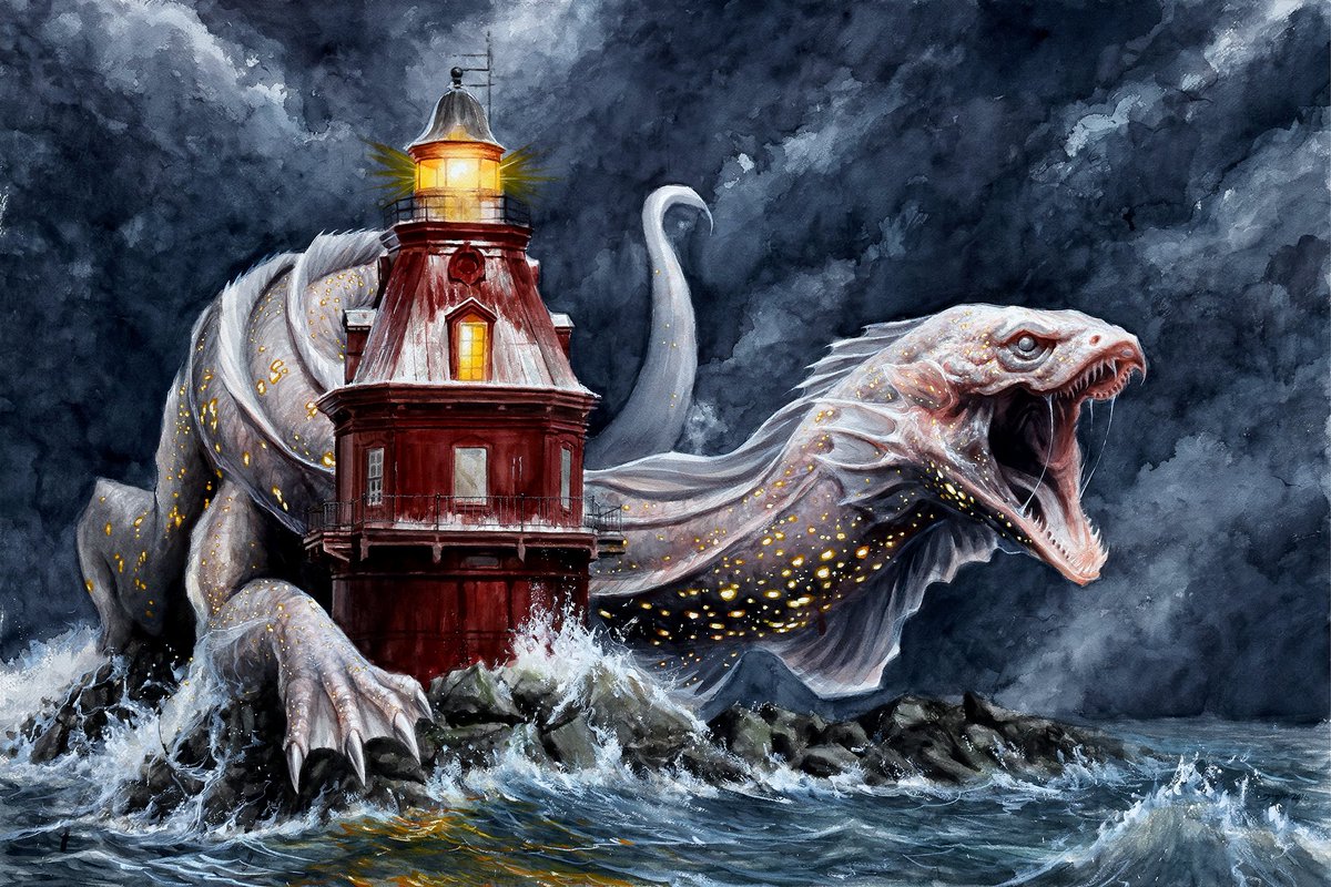 VictorGrasso_'s tweet photo. “Ship John Shoal Lighthouse, 39° 18’ 18” N 75° 22’ 30” W, 1877, Delaware Bay”
Watercolor on paper
24” x 36”
THE SEA HAS TEETH
JAWBONE GALLERY in Cape May, NJ
#CapeMay #ShipJohnShoal #DelawareBay #watercolorpainting #victorgrasso https://t.co/C3P20aGie2