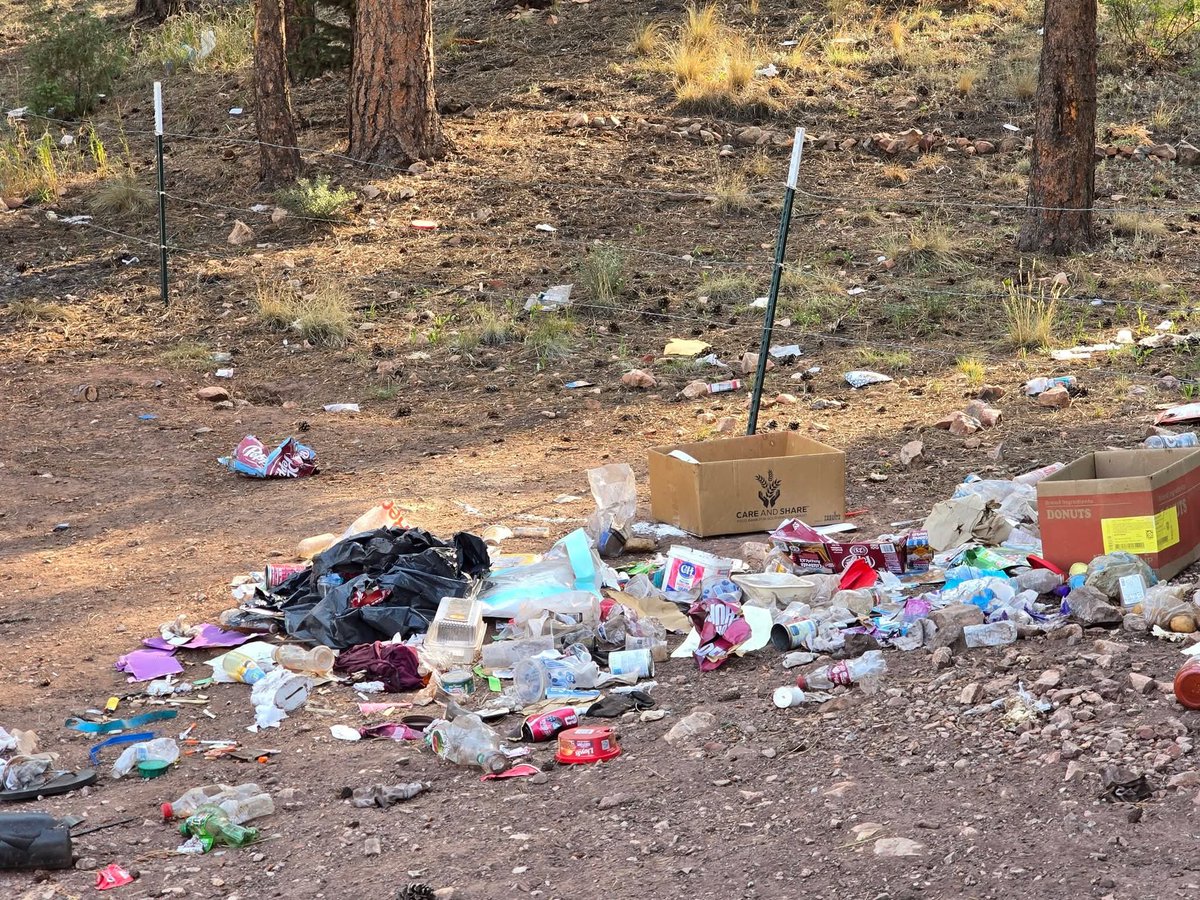 Colorado411_420's tweet photo. 🤬
They are trashing the mountains in Colorado.  This was at rainbow falls in manitou springs Colorado.  They picked up 580 pounds of trash.  The homeless junkies are living up here for free.  Everywhere they go they trash it 

#news #colorado https://t.co/NuCS17LlyT