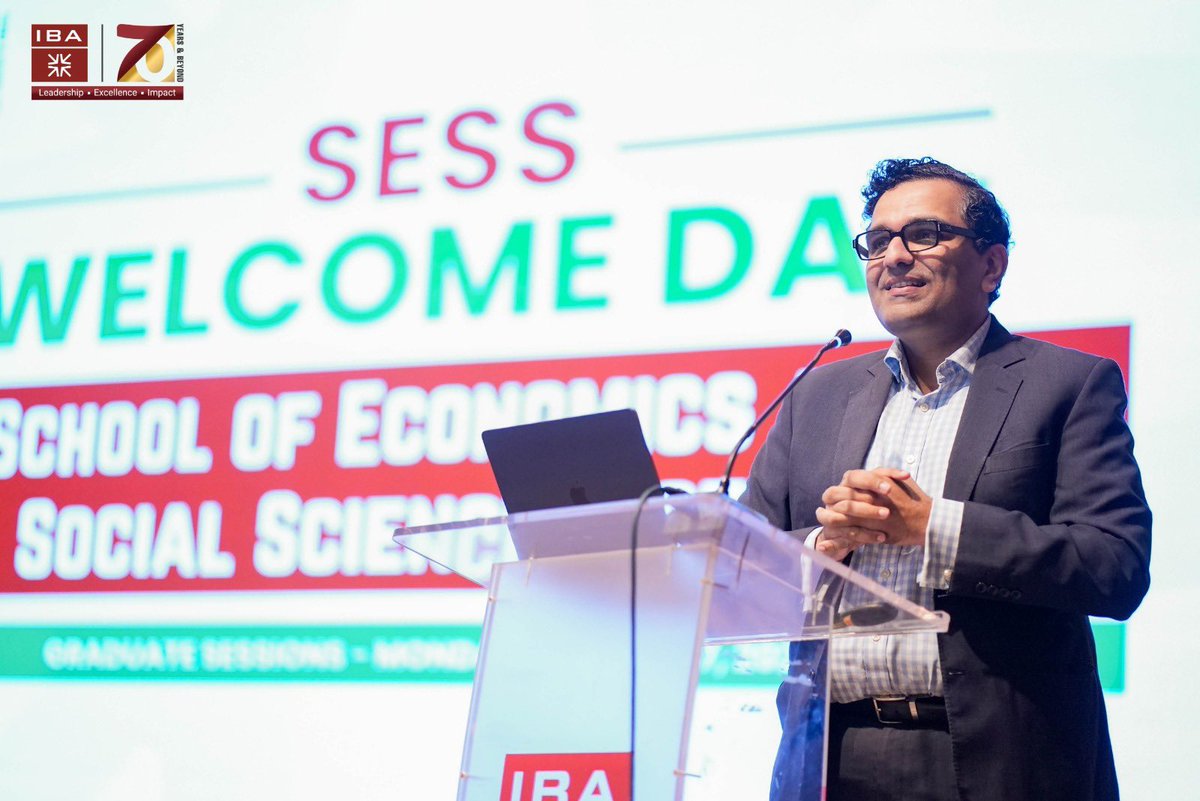 ibakhiofficial's tweet photo. Welcome to SESS | A New Academic Journey Begins
IBA School of Economics and Social Sciences (SESS) welcomed its incoming undergraduate and graduate students to SESS Welcome Day, introducing them to their academic community and the journey ahead.
Students from the Department of Economics and the Department of Social Sciences and Liberal Arts came to connect, engage, and begin a new chapter at IBA.
#IBA #SESS #SESSWelcomeDay #StudentExperience #CampusLife #Leadership #Excellence #Impact