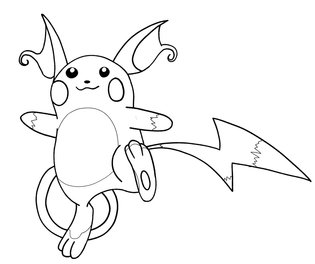 roboto__art's tweet photo. Raichu https://t.co/DpzvaKJSCx