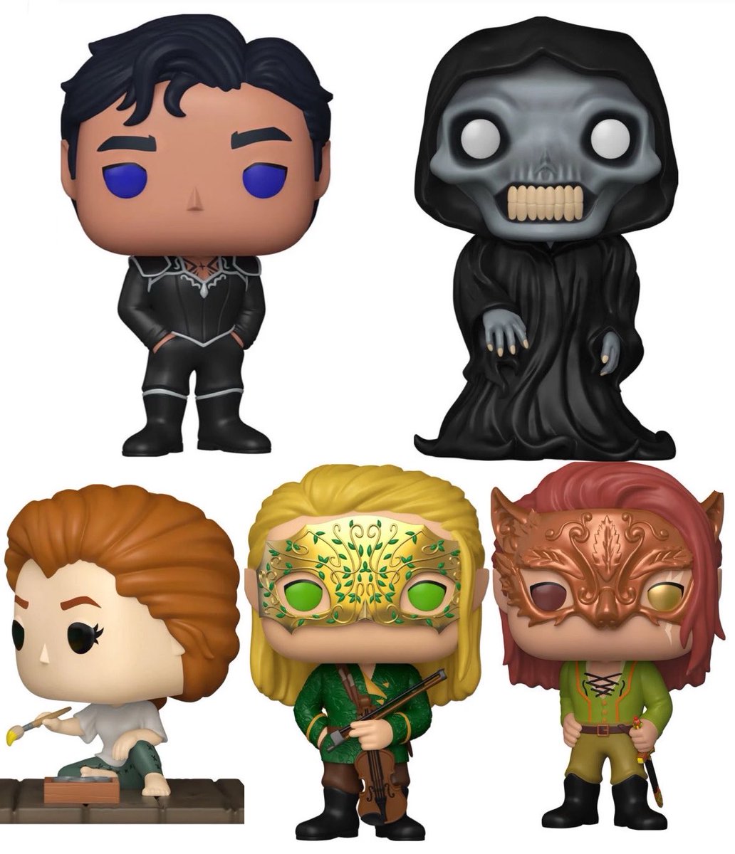 FunkoPOPsNews's tweet photo. First Look! A Court of Thorns and Roses Funko POPs!🌹🗡️ Welcome to the magical realm of Prythian.. going live soon ~

#FunkoPOPNews #ACOTAR #ACourtOfThornsAndRoses #SarahJMaas #BookTok #Books https://t.co/2f34GVnZcu