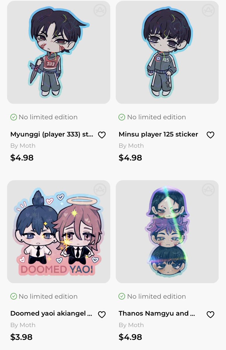 mothwoo's tweet photo. Added the minsu and myunggi stickers and keychains too <3 

https://t.co/ft38o39P8g

#squidgame https://t.co/GYkqEoInwW