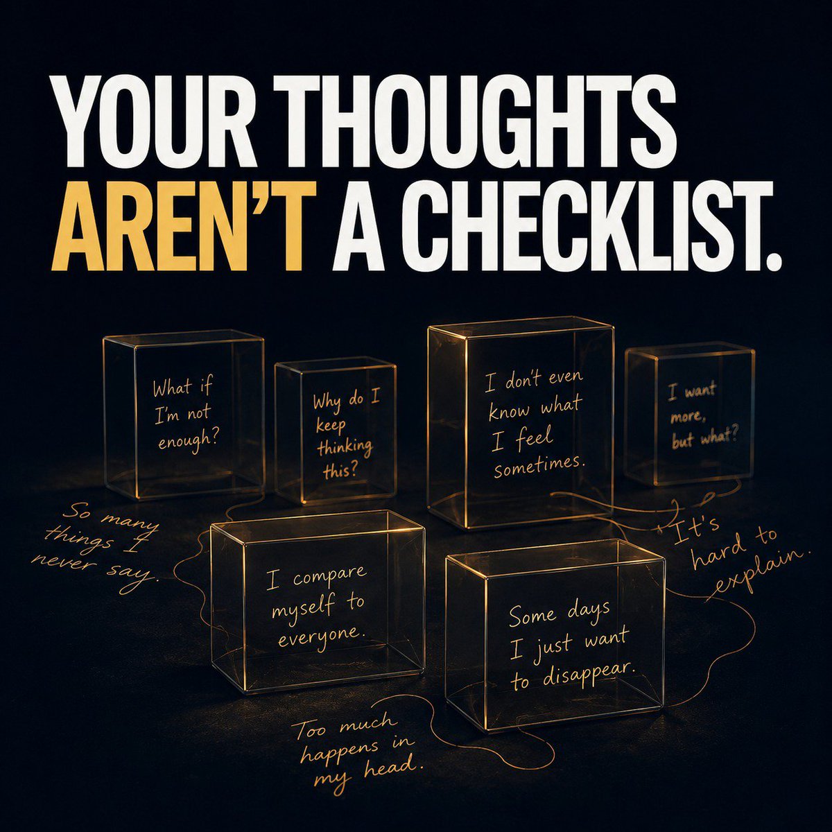 Soouls_in's tweet photo. Your thoughts aren’t a checklist.
They’re messy, random, and uniquely yours. 🧠✨

**Soouls** gives them a space to exist.

Visit **https://t.co/03Kq3K7wRe** 🖤

#Soouls #Journaling #YourThoughts #MindMap #SelfReflection #MentalClarity https://t.co/gcMuD1tx30