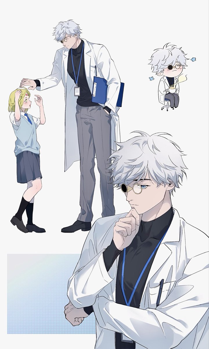 murkinmorning's tweet photo. School doctor #Qifrey 
#QiOlru #witchhatatelier 
#キーオル https://t.co/yKrz0WZ6FQ