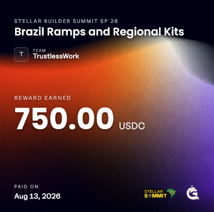 Armando_Code's tweet photo. A few days with the Stellar community at Stellar Summit São Paulo 🇧🇷

The conversations were the best part, ideas, projects, where the ecosystem is headed.

It also ran a bounty competition, and I took the Brazil Ramps lane. Ended up in 2nd place 🥈 https://t.co/CmiFBP6Z36