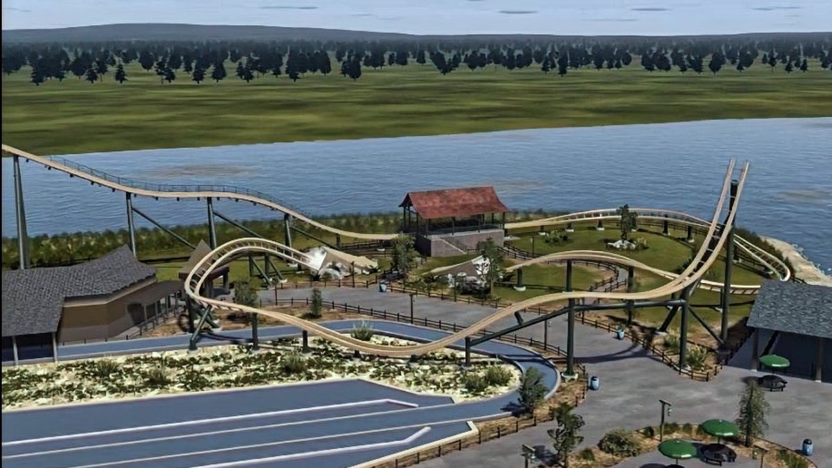 CoasterForce's tweet photo. The first @RockyMtnConst Wild Moose coaster will be opening at @LostIslandParks in 2027! Forbidden Lair will be a 79 feet (24 m) tall shuttle coaster with a top speed of 38 mph (61 km/h) and features a station fly-through, a "subterranean shimmy" tunnel, and nearly a dozen airtime moments.
https://t.co/kTBm8mgNV4