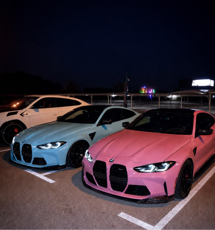 ouchvick's tweet photo. Pastel paint, aggressive stance, and twin-turbo hearts waiting to wake up the empty lot. 🛞🔥 https://t.co/s8bQ2pgykG