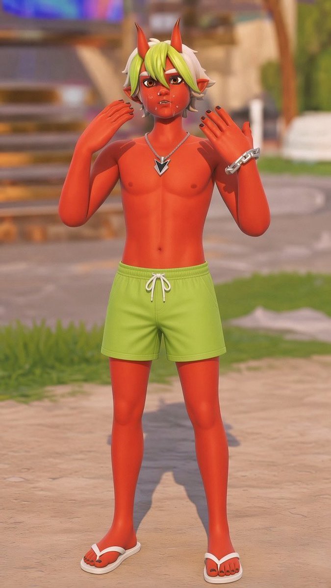 Colfter's tweet photo. .@Fortnite faz uma skin de verão pro Torment por favor 🥹 https://t.co/fYx6khfdC2