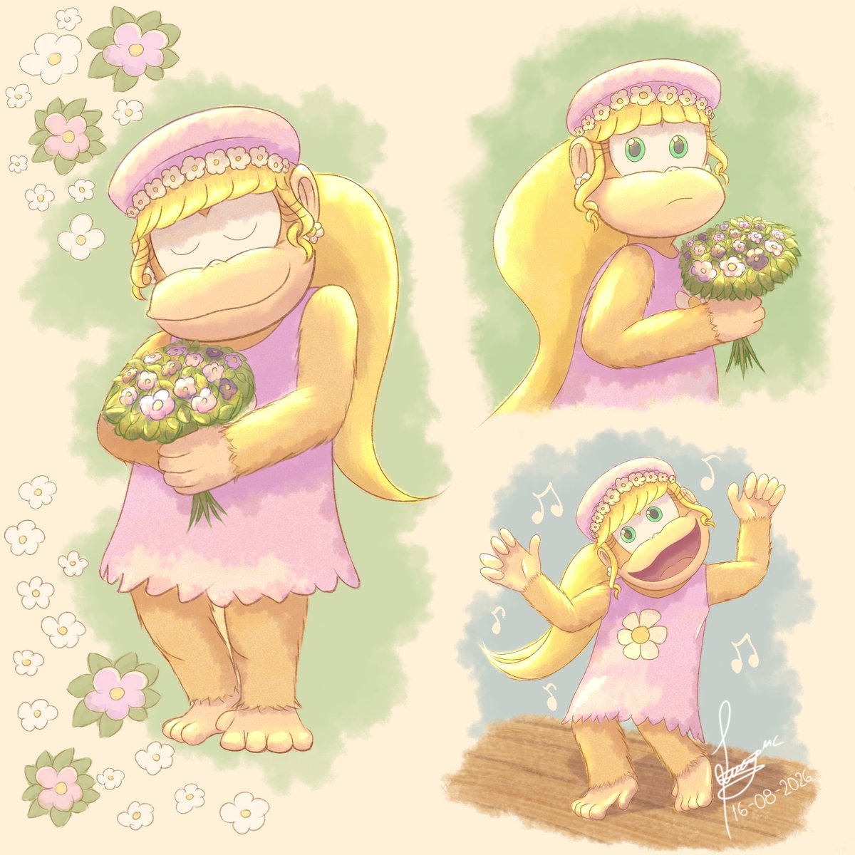 LucyKong22's tweet photo. La Dixie en la boda de Candy .⋆❀°
Me gustó mucho este outfit que usó en ese capítulo de El País de Donkey Kong :3

#DixieKong https://t.co/bRGUnpQa4T