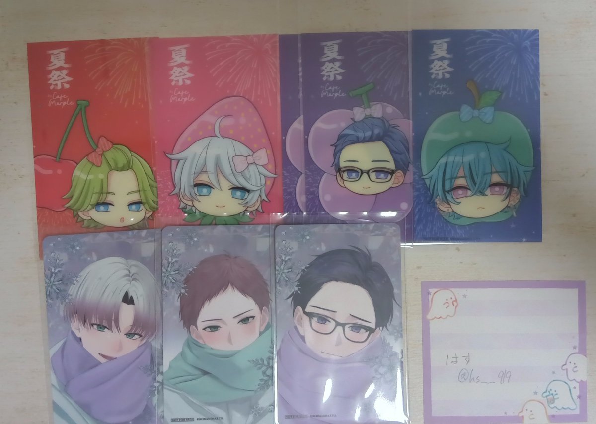 hs___919's tweet photo. ハンドレッドノート 交換 譲渡 買取

求:純(画像5)or定価➕送料

譲:画像1〜4

※郵送>>クラクレ先行上映会手渡し
※特典の比率や買取額は要相談 https://t.co/eTSOxd3uDs