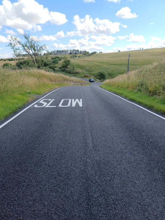 N_landCouncil's tweet photo. One of the many sections completed in our summer surface dressing programme is the road between The Sill + the A69 west of Hexham - a key road for visitors and locals. It's all part of our 3-year £100m Local Transport Plan ensuring improvements throughout Northumberland. 🛣️ https://t.co/DTLi5yqKOO