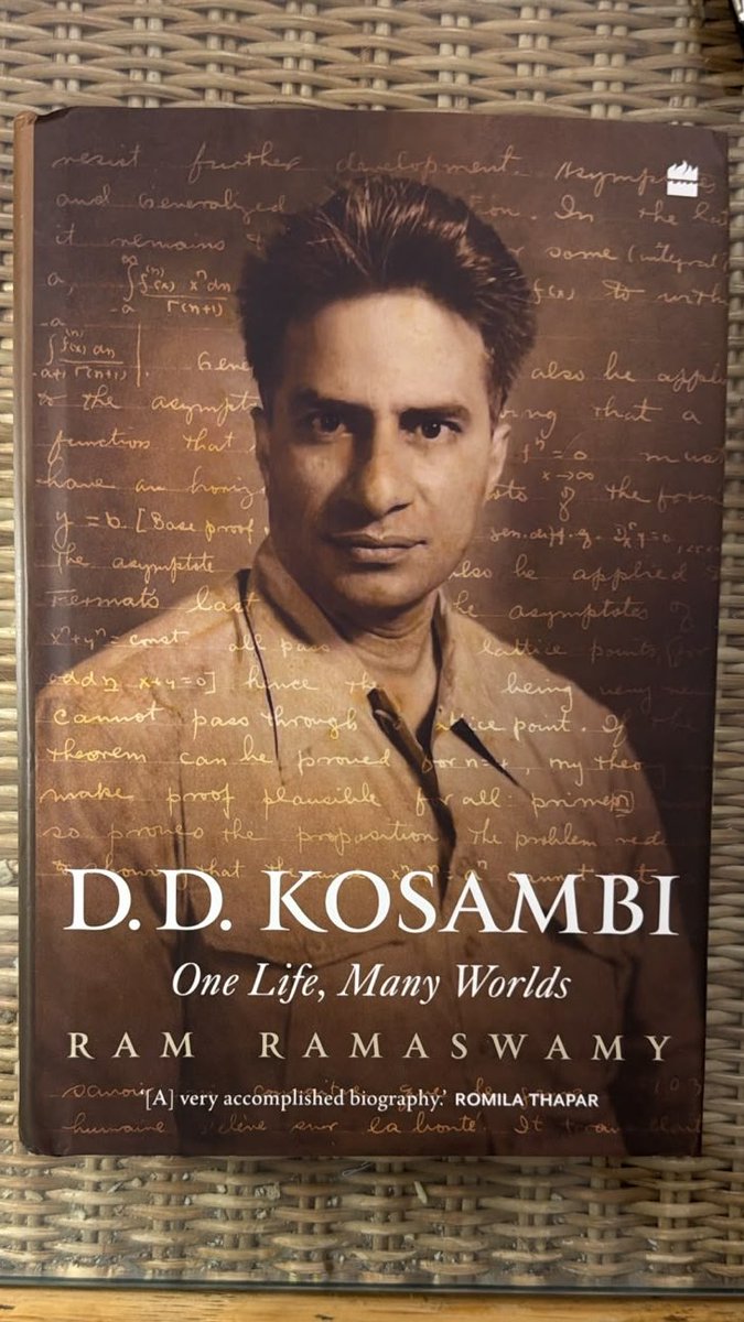 Jairam_Ramesh's tweet photo. Ram Ramaswamy is one of India’s finest scientists. His much-awaited biography of a father-son duo who were intellectual titans of 20th century India is now out.

The father Dharmananda Damodar Kosambi was an itinerant scholar and a polyglot who contributed immensely to our understanding of Buddhism. His influence on Dr. Ambedkar is evident but he also impacted Mahatma Gandhi as well. Dharmanand was also influenced by Jainism and gave up his life on June 4, 1947 at the Mahatma’s Sevagram Ashram through sallekhana which involves voluntary fasting to death.

The son Damodar Dharmananda Kosambi was an unusual polymath and made pioneering contributions in diverse areas like ancient history, mathematics, numismatics, archaeology, and interpretation of Sanskrit literary classics—to name a few. He was one of the early stars at TIFR along with Homi Bhabha and one of the earliest public advocates of solar energy and that too in the late 1950s. He was also an indefatigable peace activist and unrepentant Marxist.

Ramaswamy’s book is no hagiography because both men - especially the son - were also controversial. But of their sheer brilliance there can be no doubt and Ramaswamy does full justice to them.