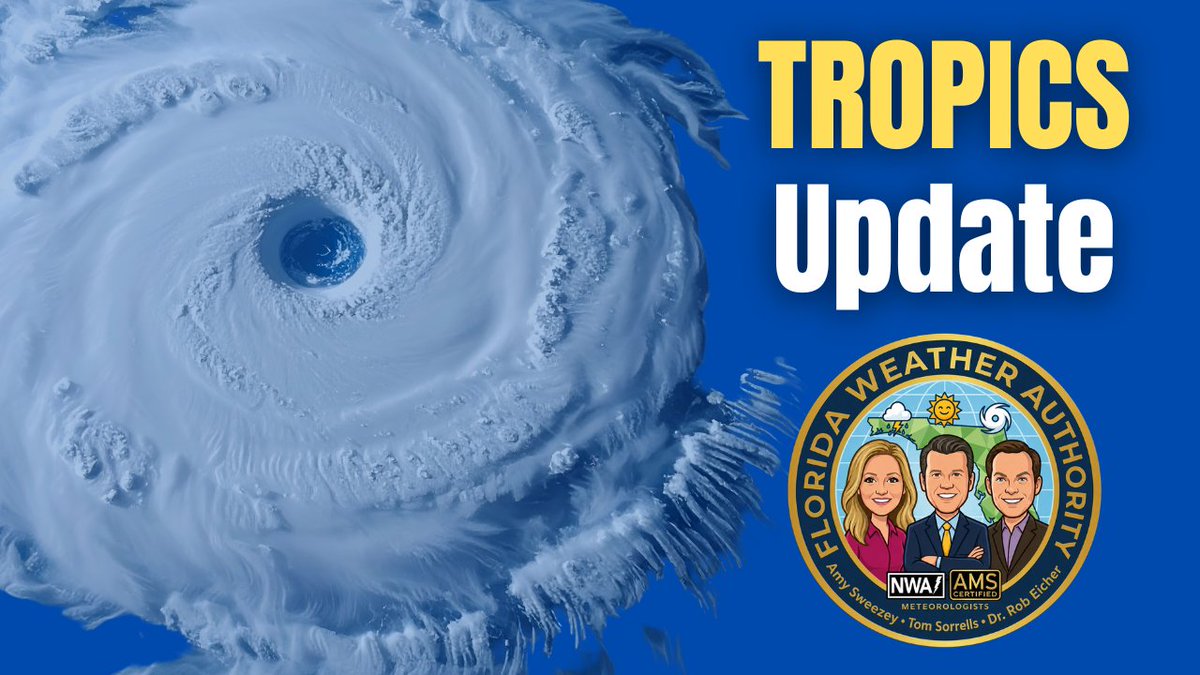 FLWxAuthority's tweet photo. What happened to the areas we were watching last week? They vanished over the weekend! Meteorologist @amysweezey explains in today's video: https://t.co/dqiOwqYofc https://t.co/QFtxNQoQwE