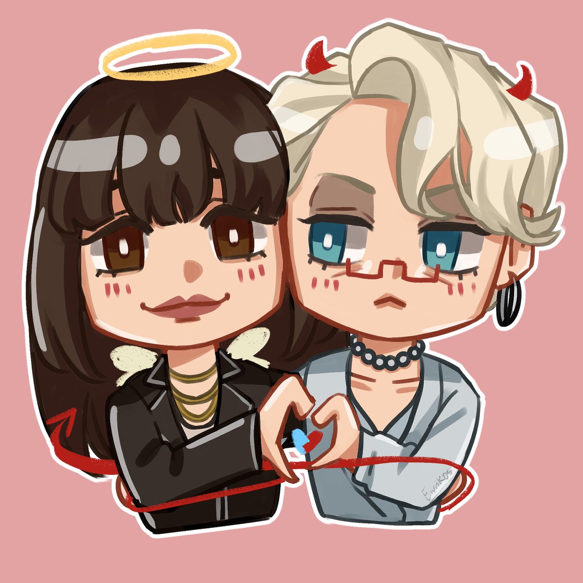 eivrikos's tweet photo. chibi practice while im stranded somewhere somehow 
#MIRANDY #twdp https://t.co/Xw8YMuMYQK