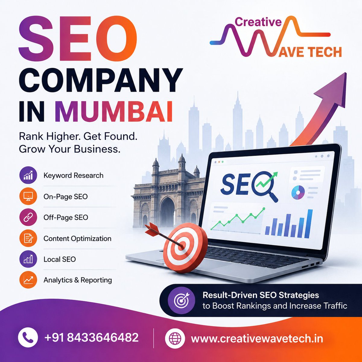 creativewavetec's tweet photo. SEO Company in Mumbai | +918433646482 https://t.co/SOkhpsNwPq