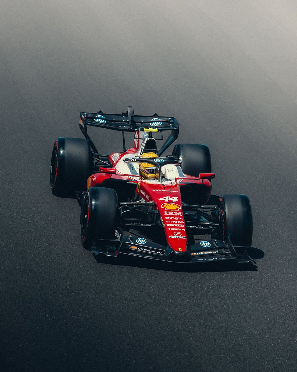 ScuderiaFerrari's tweet photo. Big fan of being back on track 🤩 https://t.co/4zVe3VaMrc