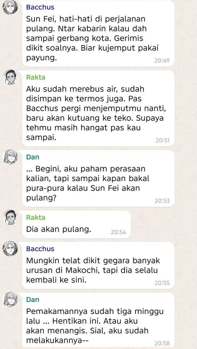 kawattekureruna's tweet photo. Bacchus Rakta Dan 

[Pulang] https://t.co/rrP2VHb4eP