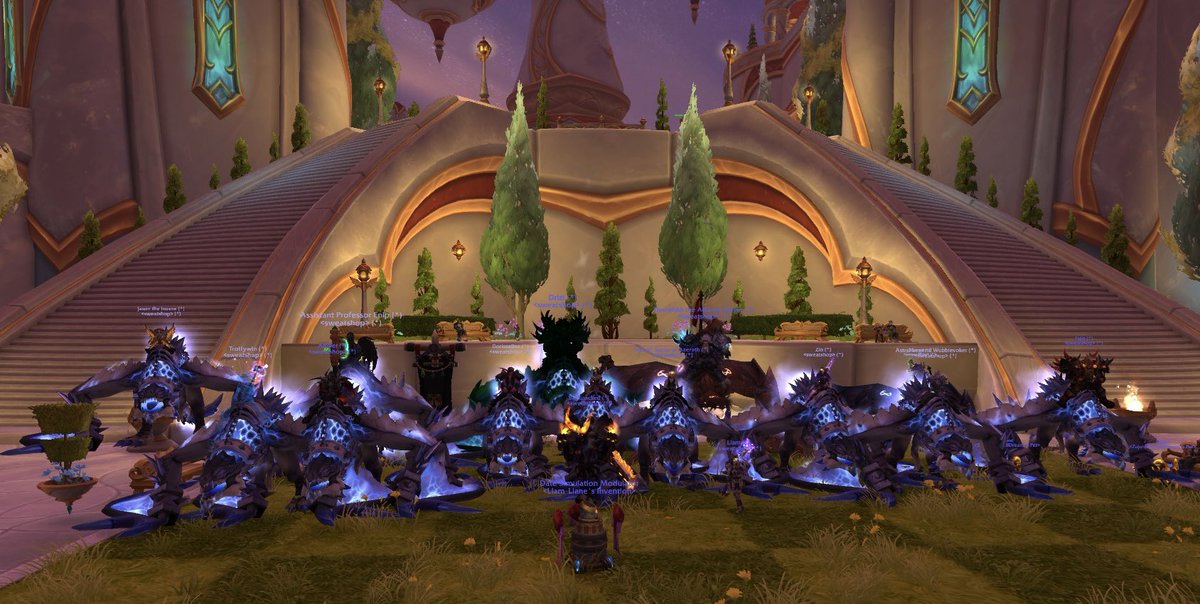 JacquiAttackie's tweet photo. Extremely proud of my guild, &amp; all of the gladiators that were achieved in season 1. We had 7 first time glads this season &amp; with a community of people who bring brightness to my day, every day, they’re the reason I continue to play World of Warcraft. <Sweatshop> is family. https://t.co/kSKpXHrain