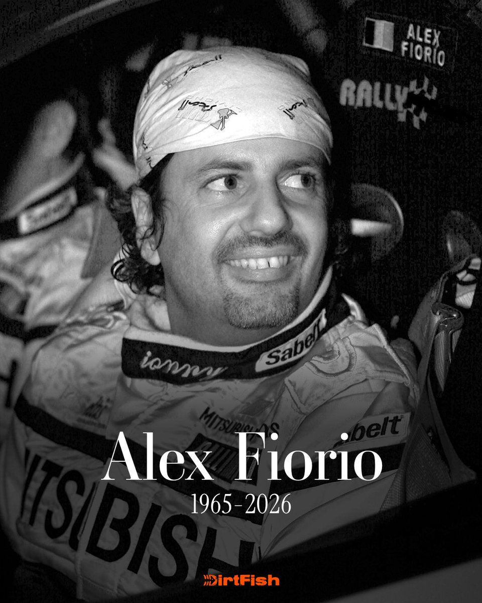 DirtFishRally's tweet photo. Alex Fiorio, the 1987 WRC Group N champion and son of former Lancia team boss Cesare, has died aged 61 following a battle with cancer.

DirtFish sends its condolences to the Fiorio family and his friends. https://t.co/EvxoSIggOJ