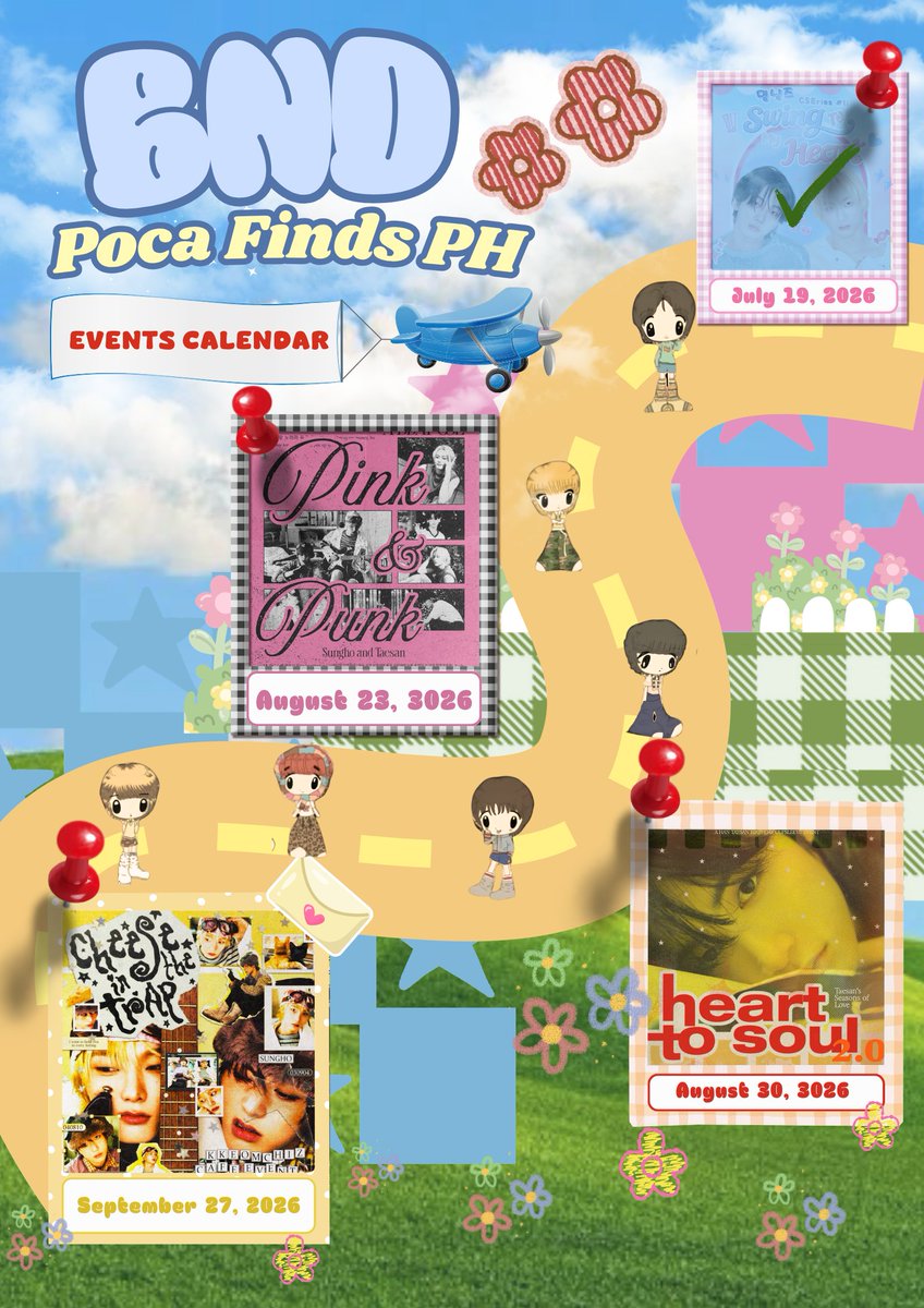 BND_PCPH's tweet photo. 똑똑똑, onedoors! 🚪✊️

BND Poca Finds PH is coming your way not once, not twice, but THREE more times! Expect new drops, restocks, and giveaways waiting for you at every event!

Mark your calendars and get those wallets ready because we’ll be seeing you again very soon! ✨️💓 https://t.co/cuCkepLDYH