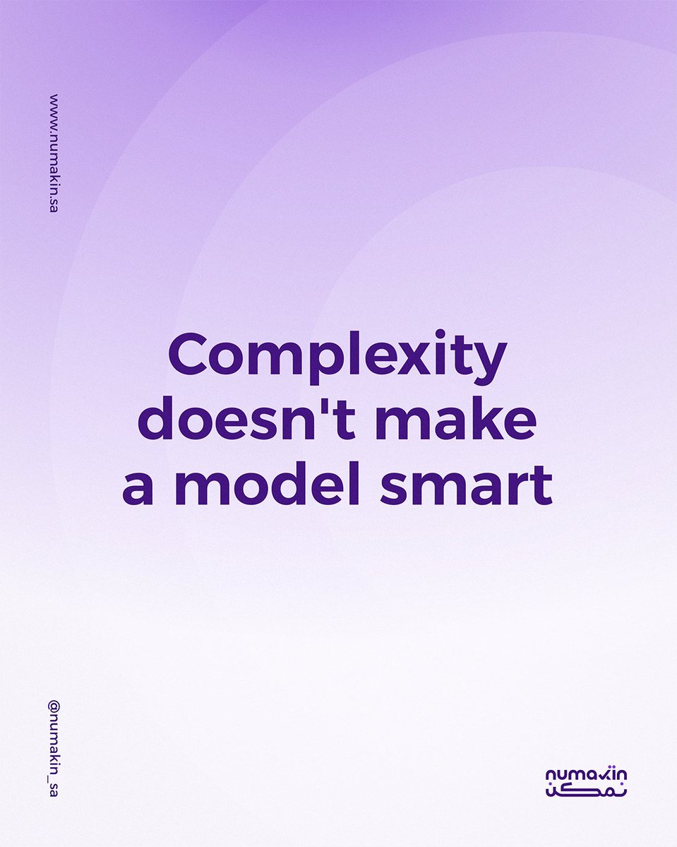 Numakin_sa's tweet photo. A smart model is not the one that processes the most information, it is the one that understands context and supports better decisions. https://t.co/qVoF2aJiro