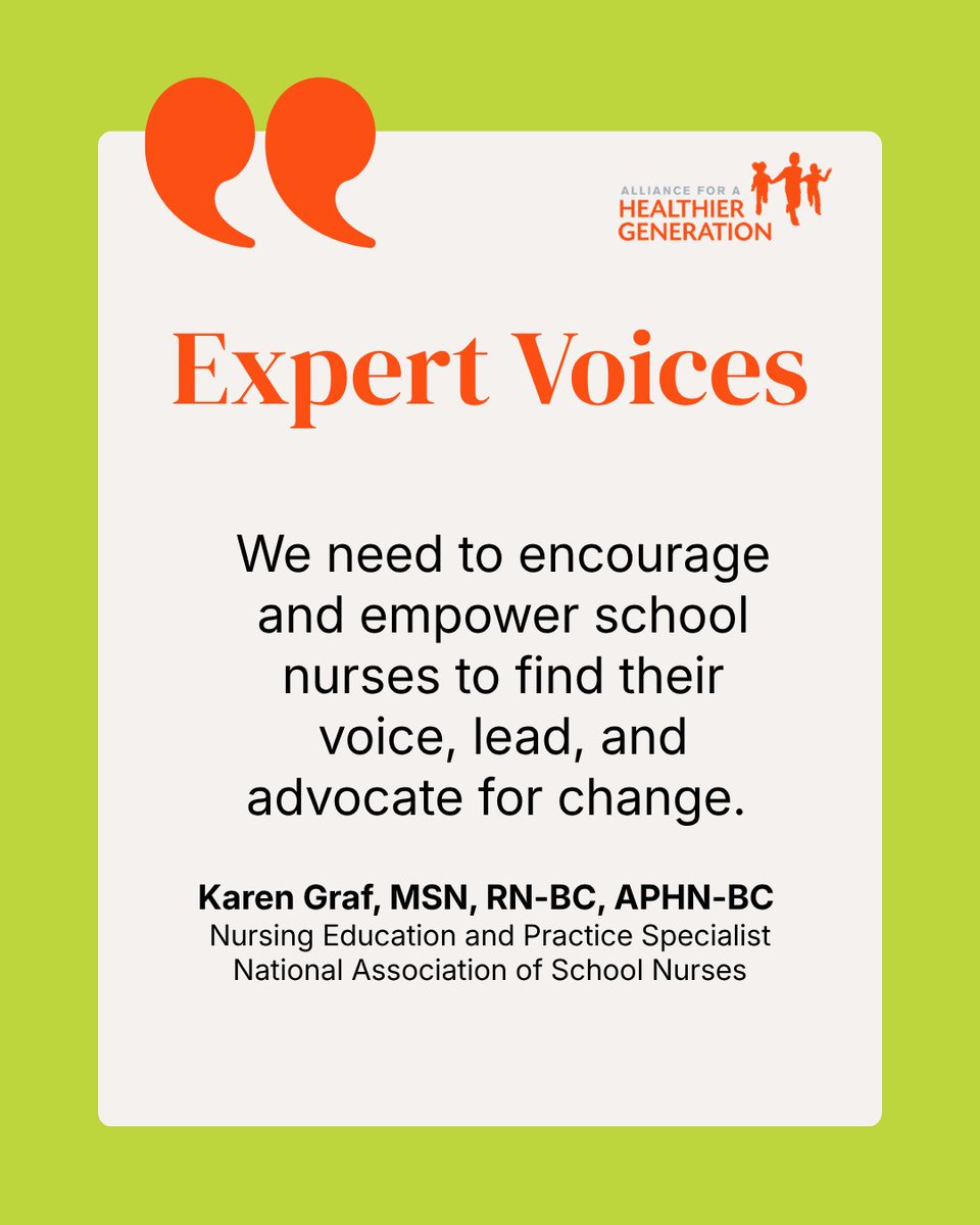 HealthierGen's tweet photo. NEW: Expert Voices, our brand new blog series, amplifies the ideas shaping healthier schools—directly from the experts who live this work every day!  

https://t.co/JKFlZljFcT

#ExpertVoices #SchoolNurse #HealthySchools https://t.co/6TAsVWY42K
