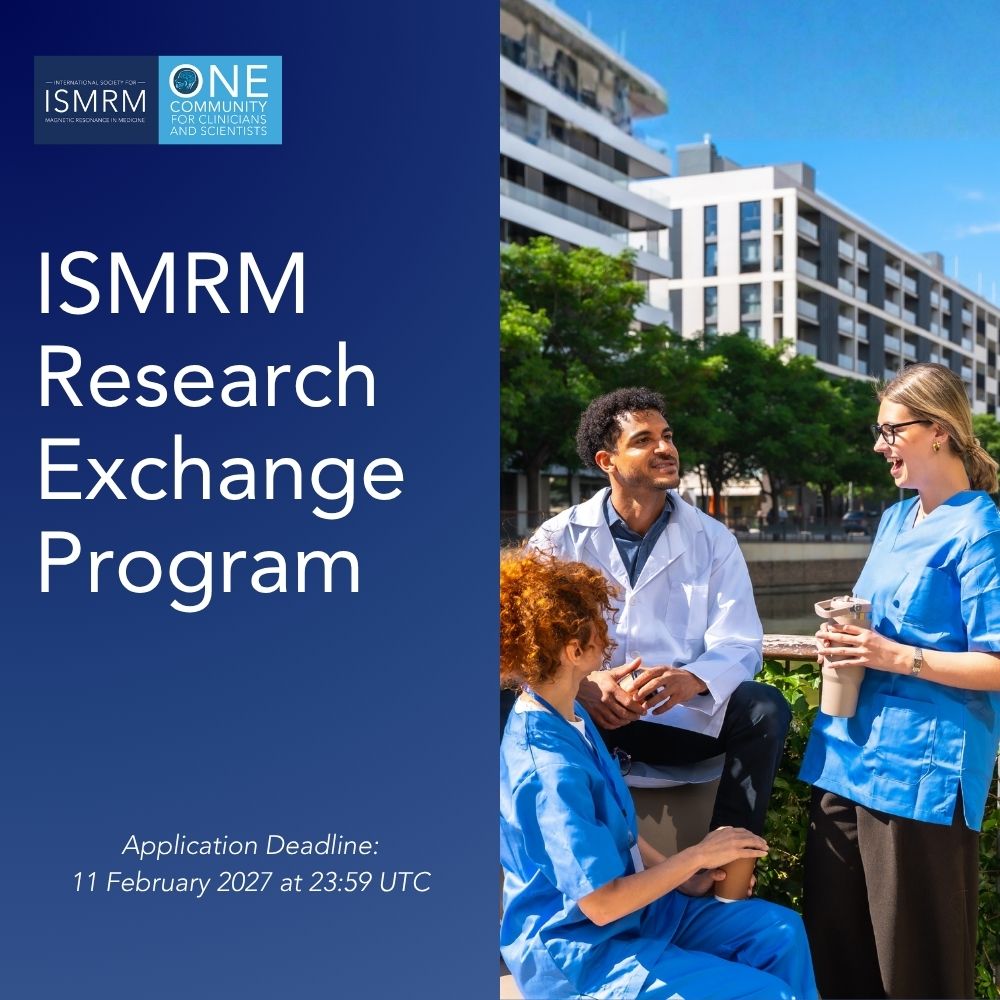 ISMRM's tweet photo. Now accepting applications for the 2027 ISMRM Research Exchange Program!
LEARN MORE: https://t.co/HzSF4MJkQf
#ISMRM #ResearchExchange #ExchangeProgram #MRI #Radiology #MedicalImaging #MRTechnologist #HealthcareInnovation #MedicalResearch #Radiographers #STEM #ResearchOpportunity https://t.co/96EtNVZUzW