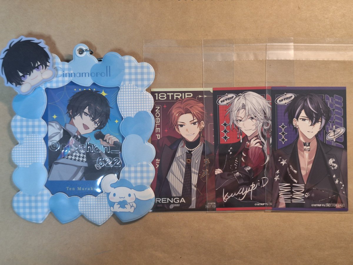 mechan_622's tweet photo. 【交換】
18TRIP エイトリ 2周年 展示会  有楽町
特典 イラストカード 

譲▷ 
《特典》
・周年…練牙 
・描き下ろし…季肋 潜 

求▶︎ 添 可不可 

♤18、20、26日夕方頃現地お手渡し or 郵送希望

よろしくお願いいたします🍀⋆゜ 

⬇詳細リプ欄 https://t.co/BRD3axQbF3