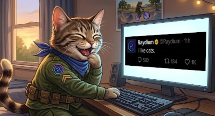 RaydiumKitty's tweet photo. Raycat Mode ®️🐱 https://t.co/vzMpMHn5V6