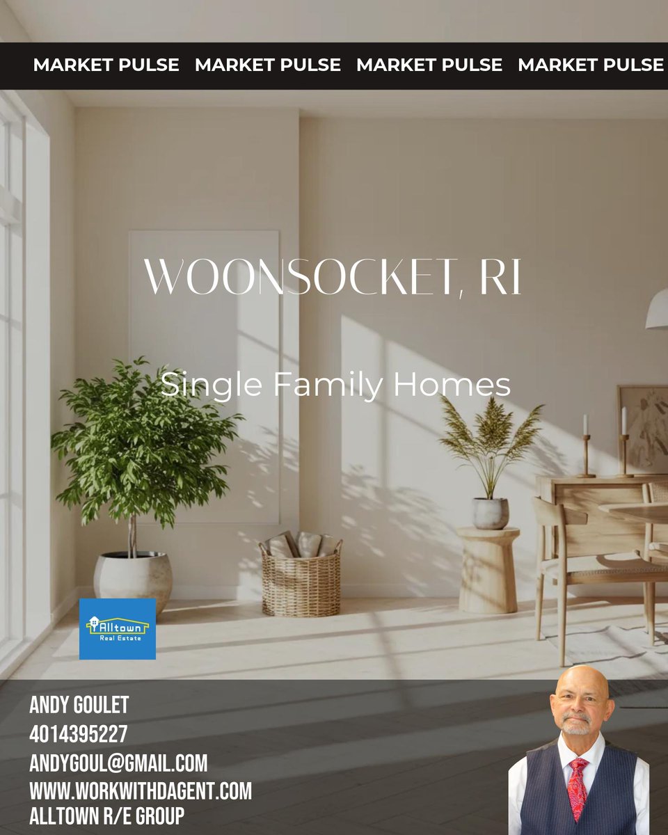 D_AGENT1's tweet photo. Woonsocket market check: 39 homes active, median $449K. 30 days on market and 20% price cuts. Ready for your next chapter? https://t.co/70XPmbUIkI