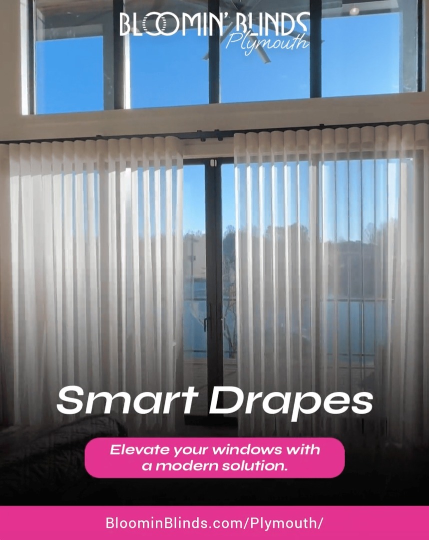 BloominBlindsPl's tweet photo. Smart drapes bring effortless style and convenience to your home. Enjoy smooth, quiet operation and simple light control for large windows, sliding glass doors, and open living spaces.

#BloominBlinds #BloominBlindsPlymouth #SmartDrapes #Drapes #CustomDr… https://t.co/dAlNsrCwbX https://t.co/clMvAPmaD6