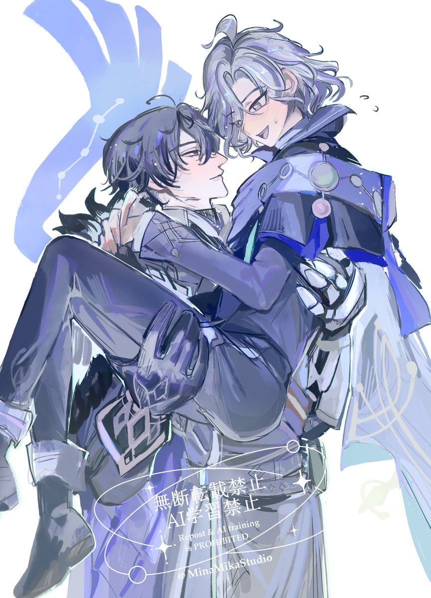 MinaMikaStudio's tweet photo. I'm still stuck in Nod-Krai but I need to know more about THEM

 #Valitya #Mitya #Valeriy #バレミティ https://t.co/jSFVb1CtM7
