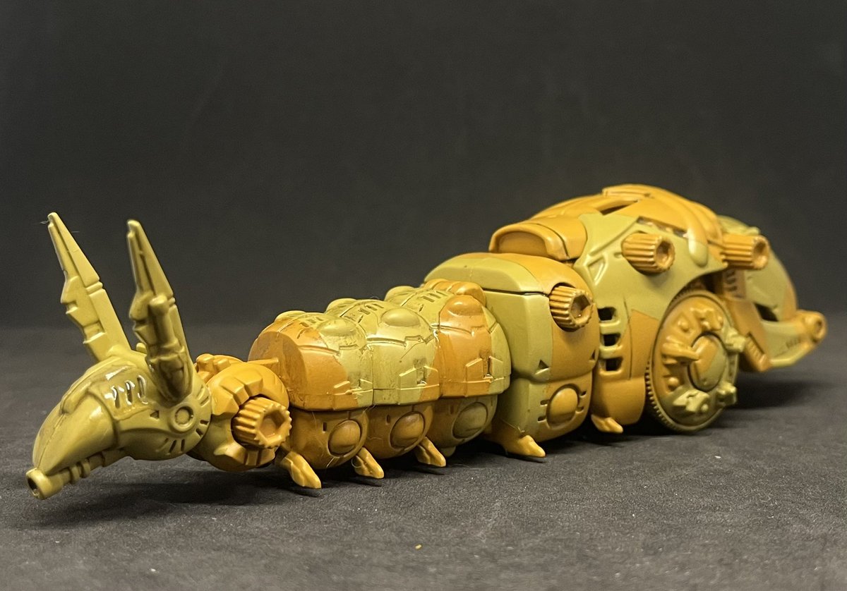 003_amx's tweet photo. #ゾイド

パケ裏再現シリーズ

モルガ砂漠戦仕様　完成しました！ https://t.co/nHRlYcsoTd