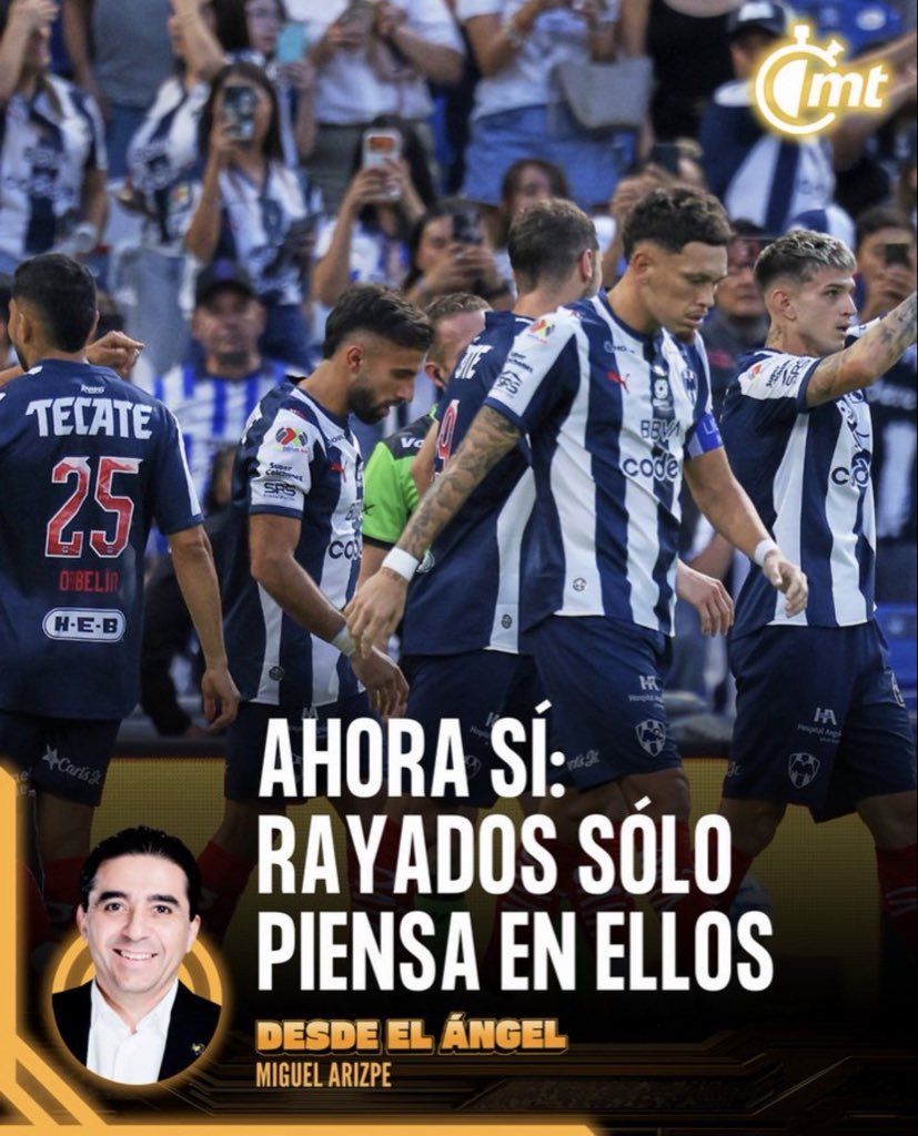 ArizpeMiguelZ's tweet photo. #DesdeElÁngel 

✍️ #Rayados piensa en ellos mismos y ya comienza a NO ser aquel de #DuilioDavino ni el del #TatoNoriega 
Les cuento lo que me dice el del CFM. Da nombres. 
✍️ ¿Y #Tigres? También les cuento.

RT…

https://t.co/ZlqaRjLZsf https://t.co/xYxABFaAxJ
