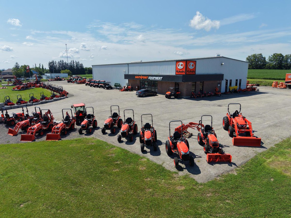 southpointequip's tweet photo. The Sunderland location is growing, and is looking for a Parts Manager and a Sales Representative.

As we pass our one year anniversary in this great location, the business is growing, and we need the right people to join us. 

Join a great local team representing a great product line, Kubota. 

Sunderland is located in a nice rural area, while still close to all of big city benefits.

Have a look at our website https://t.co/EvzeOQVSiS for further details.