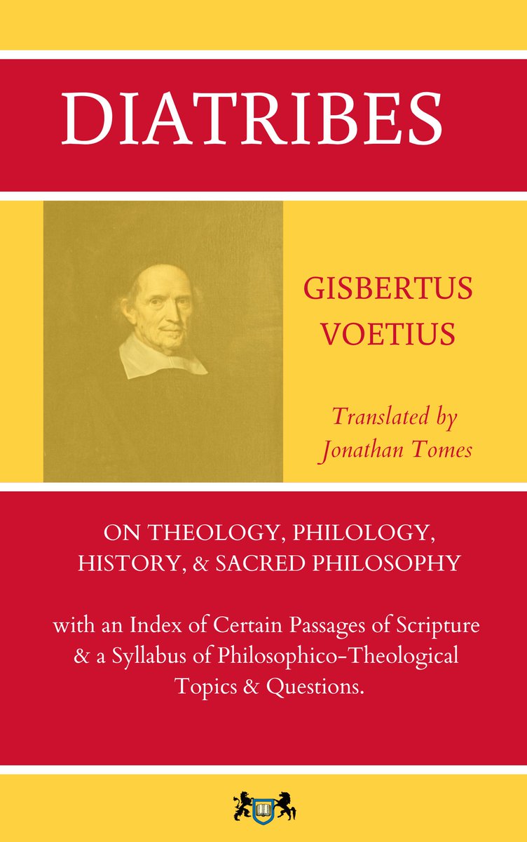 TonyReinke's tweet photo. ⚠️ I’m issuing a level 3 Voetius alert! ⚠️ 
Diatribes is coming soon in English from @BerithPress, likely within the month. I’ll return with the link when I get it. For now, the never before seen cover image. https://t.co/PKUJ2ew0gF