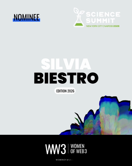 ORIGYNTech's tweet photo. We’re proud to share that Silvia Biestro has been selected as one of the 2026 UNGA81 Women of Web3 Nominees. 🎉

Congratulations to Silvia and to all the inspiring nominees driving innovation and expanding opportunities across the Web3 ecosystem. 👏 https://t.co/xmC9HRl6EQ